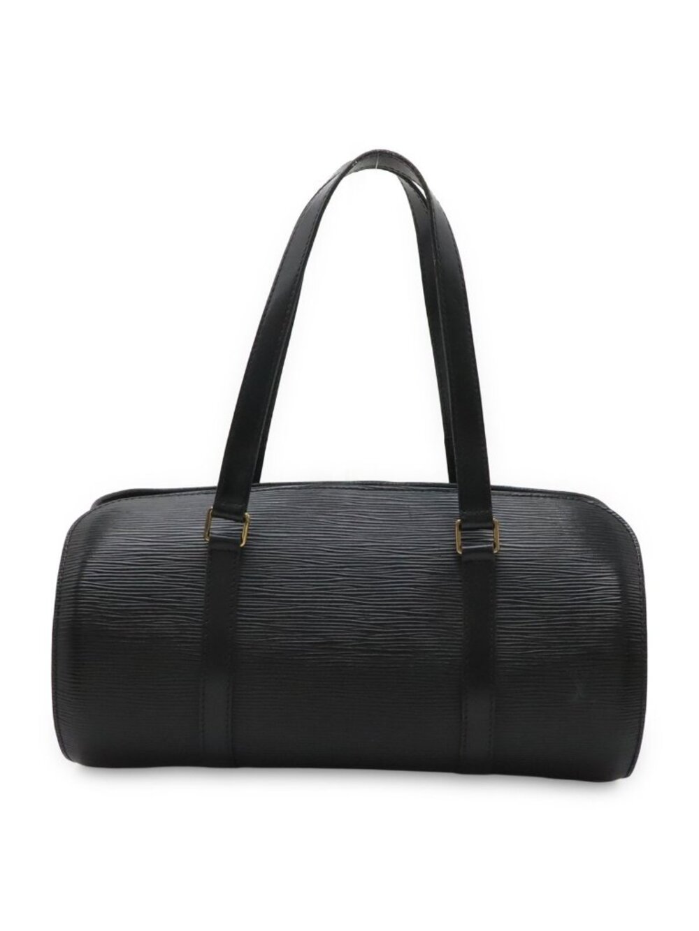 Louis Vuitton Epi Soufflot Shoulder Bag Leather Noir Black